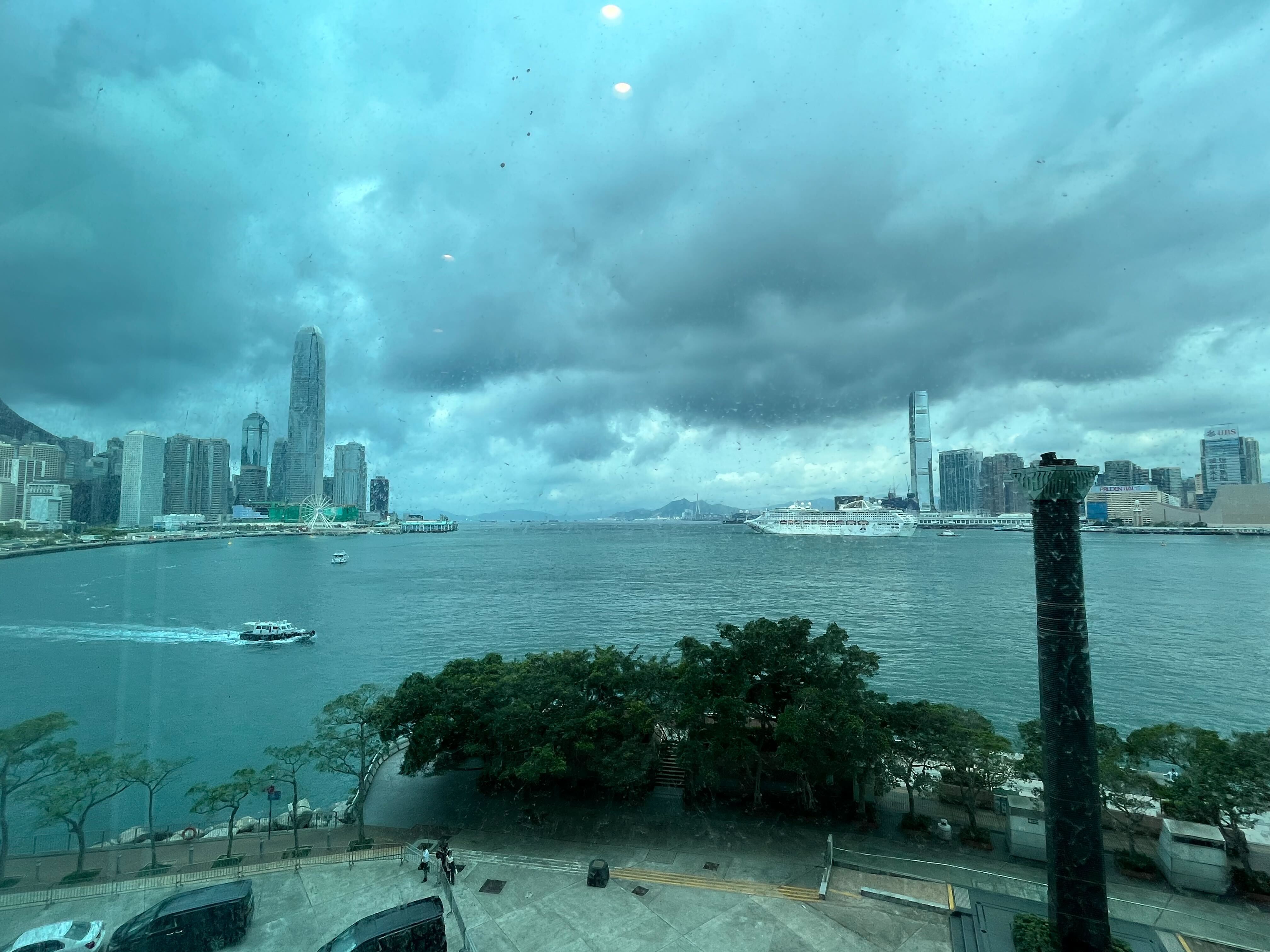 Hong Kong skyline viewed during the congress week
