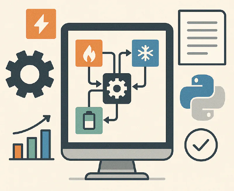 Modular Energy Hub Modeling Framework